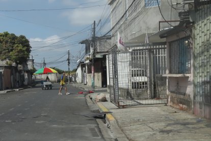 En esta zona del Guasmo sur ocurrió el hallazgo macabro.