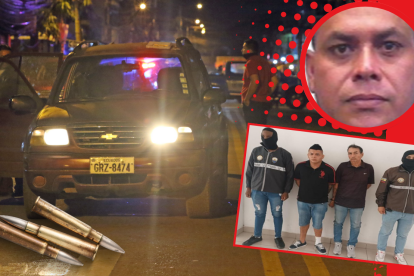 Los dos sospechosos por el crimen de Alds Mogro Ramírez.