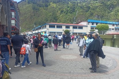 Baños acogió a varios turistas entre el viernes y domingo 21 de abril.