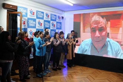 Rafael Correa dialogó con su militancia.