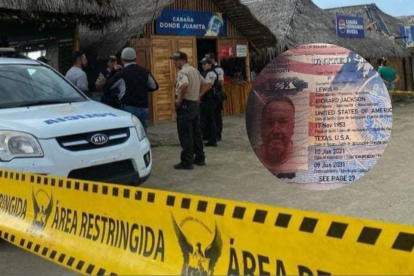 El estadounidense fue asesinado en Manta.