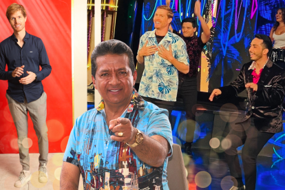 Kevin Rubio vive con emoción esta nueva faceta en la música, junto a Máximo Escaleras y su hijo Cristopher.