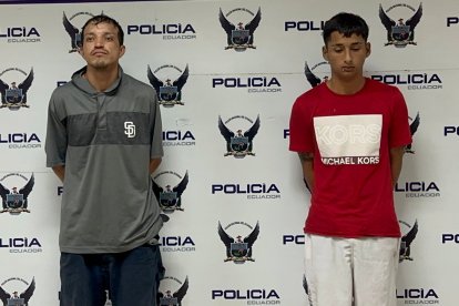 Los detenidos son ecuatorianos y tienen antecedentes penales.