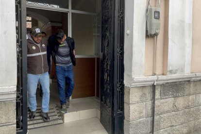 El sospechoso fue detenido en un operativo policial desplegado en Riobamba.