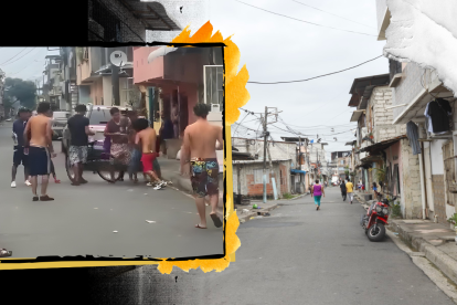 El hecho ocurrió la tarde del lunes, en la cooperativa 25 de Septiembre. En un video difundido en redes sociales se observa cómo fue la gresca.