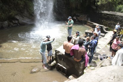 La cascada de La Chorrera es el principal atractivo turístico de la zona.