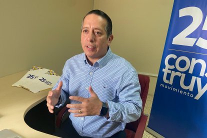 Rommel Salazar, líder del movimiento Construye en Guayas, dice que de ser necesario se llegará a instancias internacionales.