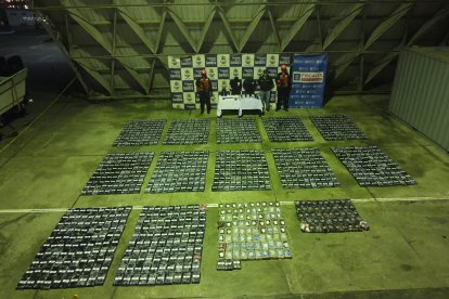 En el operativo se decomisó 2563 kilos de droga