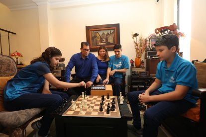 La familia Vera Arboleda comparte la afición de los más pequeños del hogar