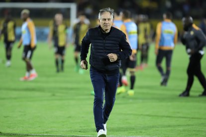 En el estadio Olimpico Atahualpa se lleva a cabo el juego entre Universidad Catolica vs Barcelona  juego valido por Liga Pro Quito 01 de Mayo de 2024 GUSTAVO GUAMAN Agencia (ag-expreso ag-extra - ag-Quito)