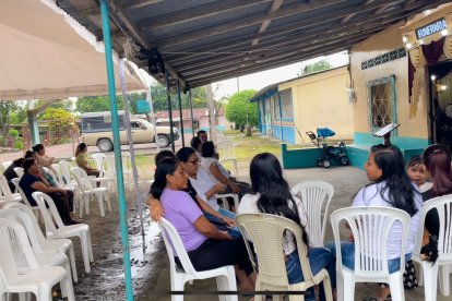 En el recinto Guamaní se efectuó el velorio de doña Delfina.