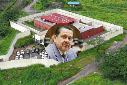 Pablo Muentes estuvo en el hospital, la noche de este viernes.