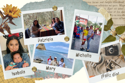 Mamitas de diferentes generaciones celebran el Día de la Madre.