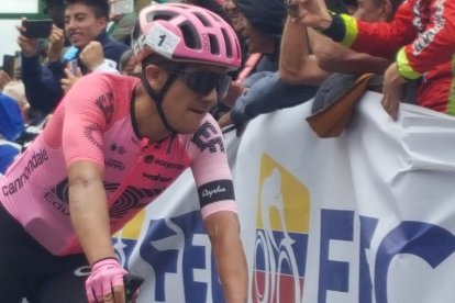 Carapaz consiguió una medalla de oro en los Juegos Olímpicos.