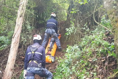 El cuerpo fue encontrado en el sector de Gualo, norte de la capital.