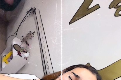 La expresión de Valeria Castillo luego de presenciar un suceso paranormal.