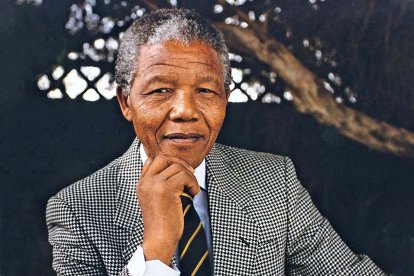 Nelson Mandela fue presidente de Sudáfrica.