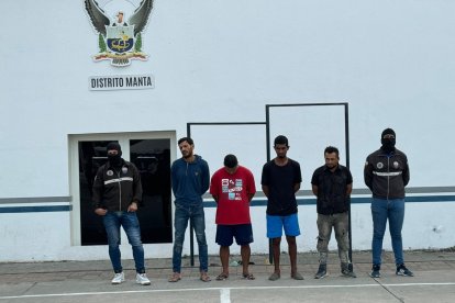 Detenidos en Manabí por el operativo Cero Impunidad.