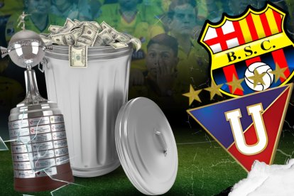 Barcelona y Liga de Quito han perdido bastante dinero por andar mal en Copa Libertadores.