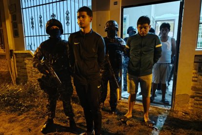 Los detenidos fueron puestos a órdenes de las autoridades judiciales.