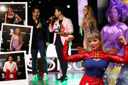 Alfombra roja de los Premios Disco Rojo.