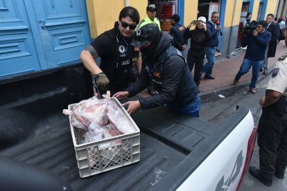En el último operativo se decomisó carne de borrego sin certificados.