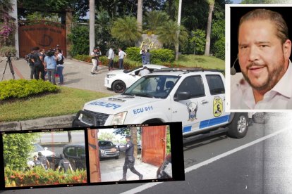 La Policia allanó esta finca y detuvo a Jacobo Bucaram.