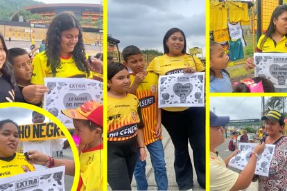 Las madres llegando al Monumental para festejar su día.