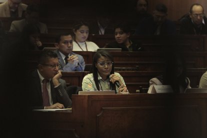 El exasambleísta Ronny Aleaga ha estado publicando información contra la fiscal desde la clandestinidad.