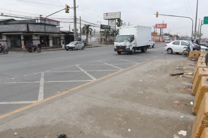 Aquí quedó tendido el cuerpo del hombre que se enfrentó a la Policía