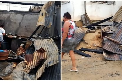 Imagenes de la vivienda calcianda ubicada en el sector Torres Gemelas de la parroquia Borbón