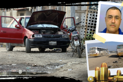 En este lugar fue interceptado y asesinado Marco Vargas Vargas, de 51 años. Caminaba hacia el bus que conducía.