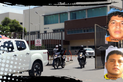 De este hospital se fugaron los dos privados de libertad el pasado 10 de mayo. Policías permanecen de manera permanente en dicha casa asistencial.