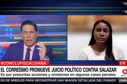 La Fiscal Diana Salazar en entrevista con CNN.