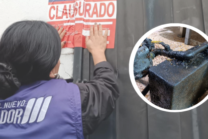 La Arcsa cierra establecimiento por insalubridad en Cuenca.