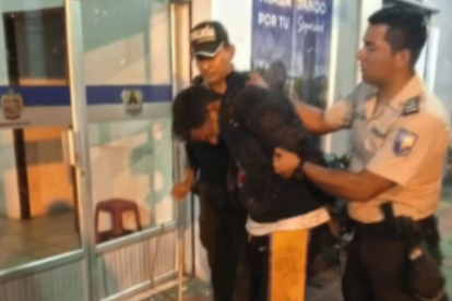 El sospechoso fue detenido por la Policía.