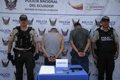 Los detenidos son de nacionalidad colombiana y tienen historial delictivo.