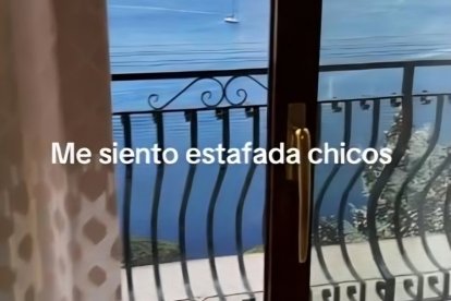 Turista se sintió estafada porque le habían prometido vista al mar