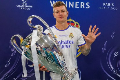 El jugador Alemán Toni Kroos jugará su última temporada con Real Madrid
