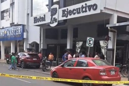 Hotel Ejecutivo Manta. Asesinaron a uno de sus administradores.