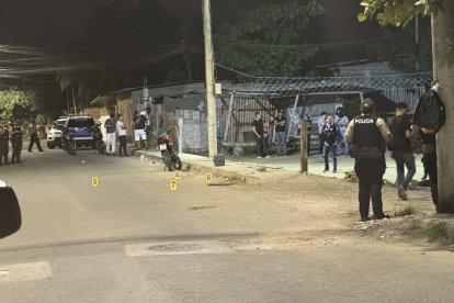 Los agentes de Criminalística levantaron indicios de fusil calibre 2.23