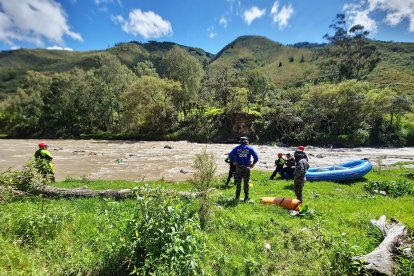 Las labores de rescate tomaron toda la mañana para lograr extraer el cuerpo de  Gabriel Verdugo Sarmiento, quien estaba desaparecido desde hace 20 días.