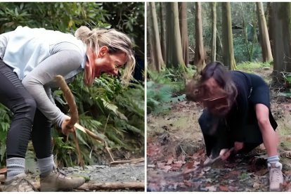 Capturas de pantalla del video donde se encuentran las mujeres librando el enojo