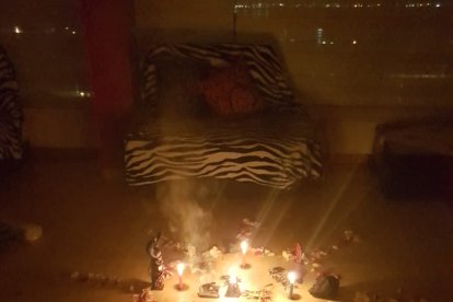 Los huesos del muertito fueron usados en este ritual antes de enterrarlos.