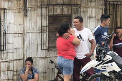 Los familiares del joven estaban consternados.