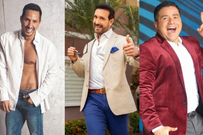 Eduardo Andrade, Marcelo Cornejo y Henry Bustamante.