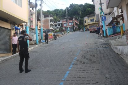 El sitio donde atacaron al empresario.