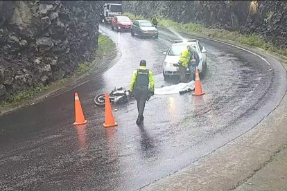 A Edwin Navas lo encontraron sin vida en la carretera del sector de Las Juntas.