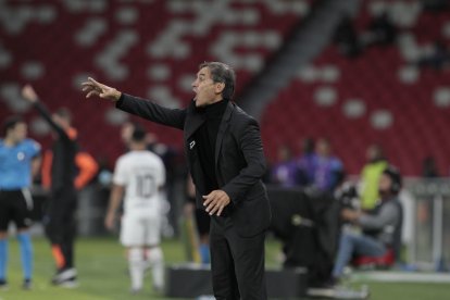 Fabián Bustos volvió al estadio Rodrigo Paz con Liga de Quito.