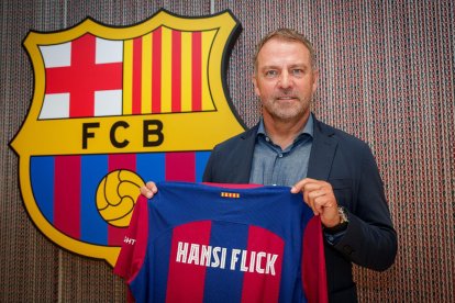 Hansi Flick es el nuevo DT del FC Barcelona.